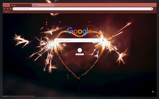 Sparklers heart  from Chrome web store to be run with OffiDocs Chromium online