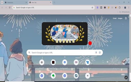 Sparkle Sky  from Chrome web store to be run with OffiDocs Chromium online