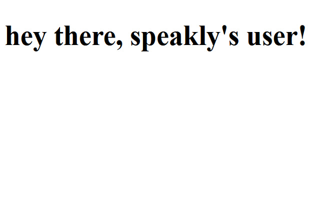 speakly  from Chrome web store to be run with OffiDocs Chromium online