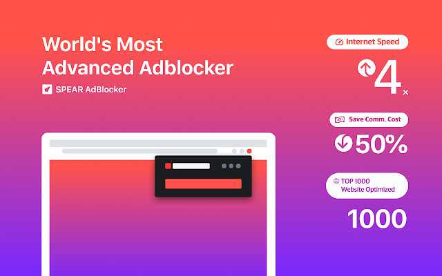 SPEAR AdBlocker  from Chrome web store to be run with OffiDocs Chromium online