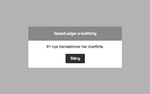 SpeedLedger e bokföring  from Chrome web store to be run with OffiDocs Chromium online