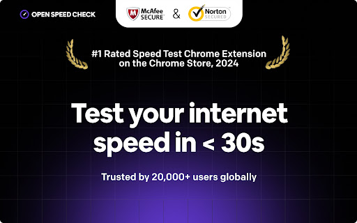 Speed Test  from Chrome web store to be run with OffiDocs Chromium online