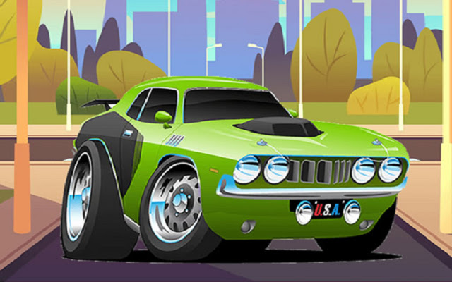 Speedy Musle Cars Jigsaw  from Chrome web store to be run with OffiDocs Chromium online