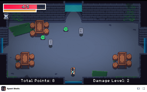 Spent Shells Game Conquer Endless Dungeons with Gun Dude!  from Chrome web store to be run with OffiDocs Chromium online