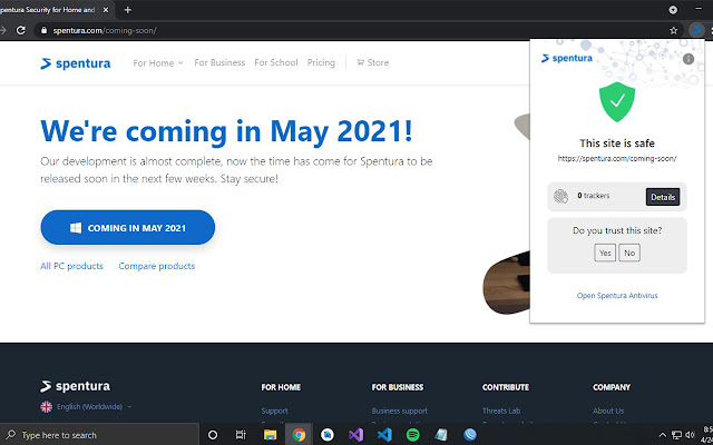 Spentura Online Security  from Chrome web store to be run with OffiDocs Chromium online