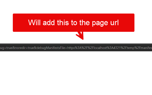 SPFx Debug URL Appender  from Chrome web store to be run with OffiDocs Chromium online