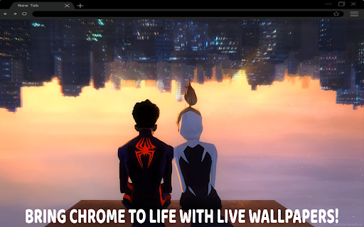 Spider ManAnd Gwen Stacy Live Wallpaper  from Chrome web store to be run with OffiDocs Chromium online