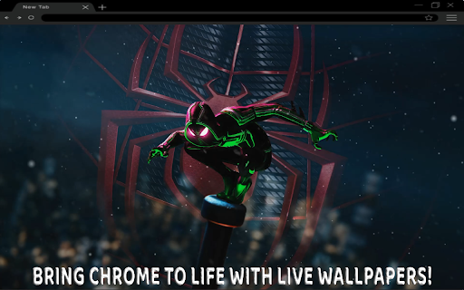 Spider Man Miles Morales Live Wallpaper  from Chrome web store to be run with OffiDocs Chromium online