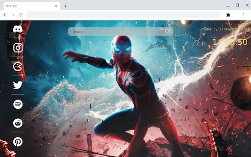 Spider Man: No Way Home Action Packed Live Wallpaper for Chrome!  from Chrome web store to be run with OffiDocs Chromium online