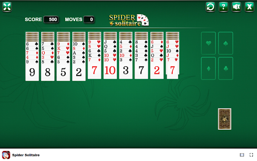 Spider Solitaire Game Stack cards in order and master the game!  from Chrome web store to be run with OffiDocs Chromium online