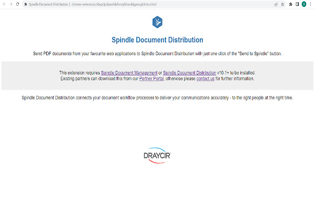 Spindle Document Distribution  from Chrome web store to be run with OffiDocs Chromium online
