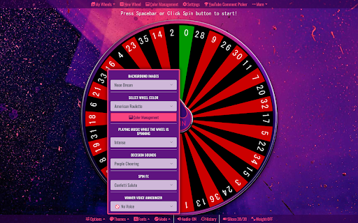 Spin The Wheel Random Picker  from Chrome web store to be run with OffiDocs Chromium online
