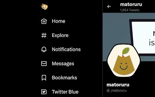 Spin Twitter Dog  from Chrome web store to be run with OffiDocs Chromium online