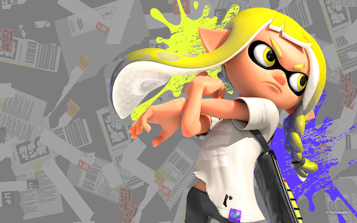 Splatoon Theme  from Chrome web store to be run with OffiDocs Chromium online