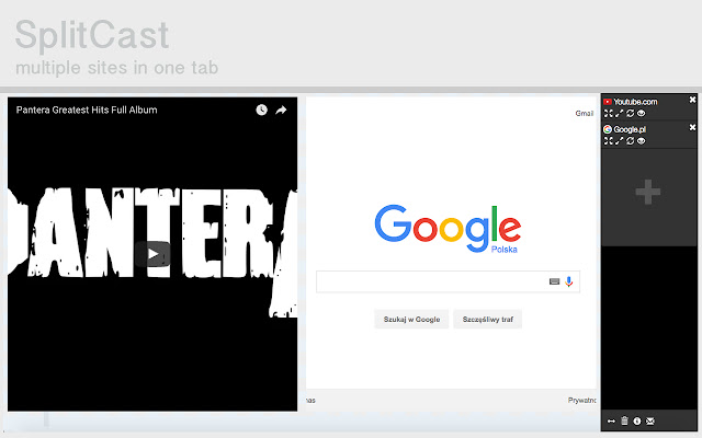 SplitCast in Chrome with