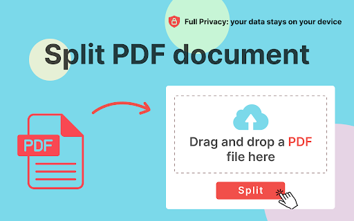 Split PDF Document  from Chrome web store to be run with OffiDocs Chromium online