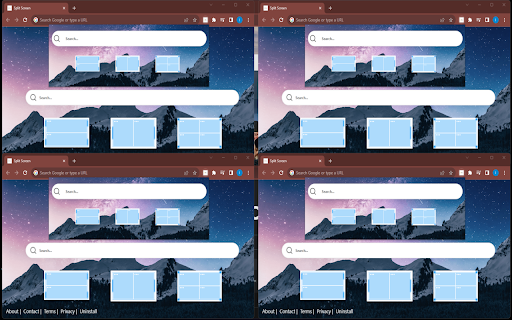 Split screen Tab  from Chrome web store to be run with OffiDocs Chromium online