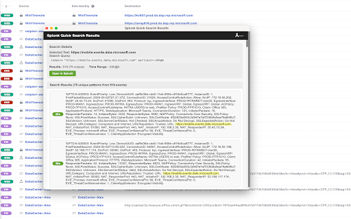 Splunk Quick Search  from Chrome web store to be run with OffiDocs Chromium online
