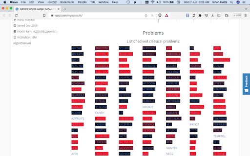 SPOJ Difficulty Indicator  from Chrome web store to be run with OffiDocs Chromium online
