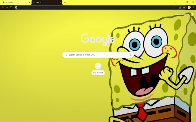 Sponge Bob  from Chrome web store to be run with OffiDocs Chromium online