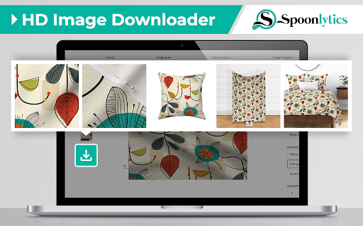 Spoonlytics Spoonflower Insights  HD Image Downloader  from Chrome web store to be run with OffiDocs Chromium online