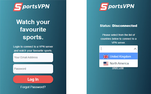Sports VPN  from Chrome web store to be run with OffiDocs Chromium online
