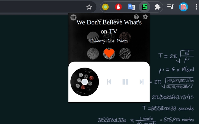 Spotify on Browser  from Chrome web store to be run with OffiDocs Chromium online