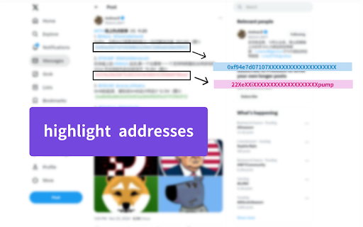 Spotlight X Crypto Address Detector  from Chrome web store to be run with OffiDocs Chromium online