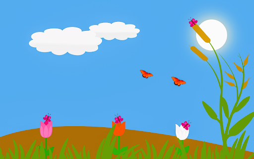 Spring painting  from Chrome web store to be run with OffiDocs Chromium online