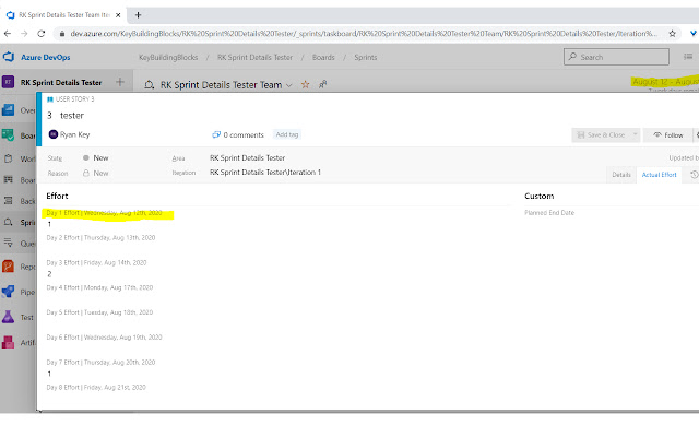Sprint Details Aide din magazinul web Chrome va fi rulat cu OffiDocs Chromium online