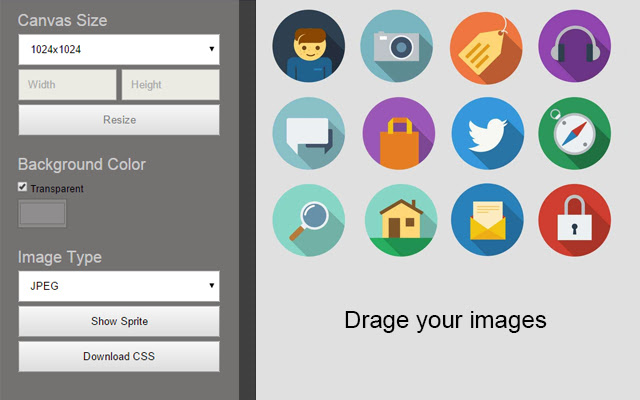 SpriteCSS  from Chrome web store to be run with OffiDocs Chromium online