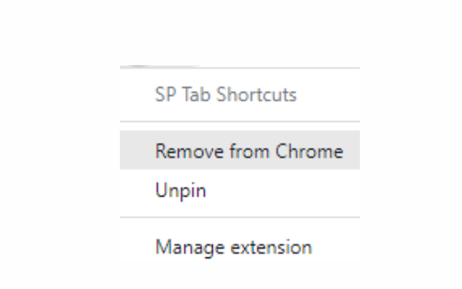 SP Tab Shortcuts  from Chrome web store to be run with OffiDocs Chromium online