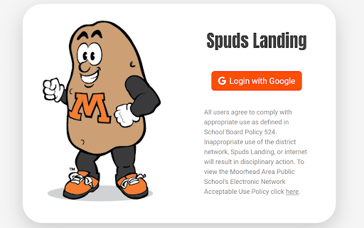 Spuds Landing  from Chrome web store to be run with OffiDocs Chromium online