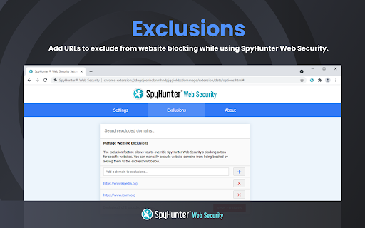 SpyHunter® Web Security  from Chrome web store to be run with OffiDocs Chromium online