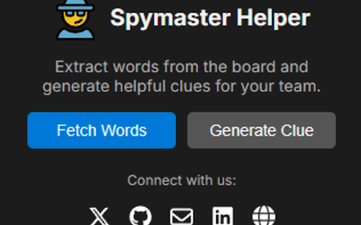 Spymaster Helper  from Chrome web store to be run with OffiDocs Chromium online Spymaster Helper  from Chrome web store to be run with OffiDocs Chromium online