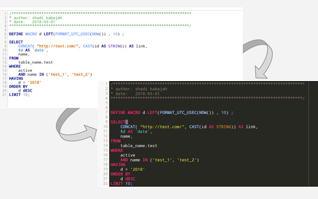 SQL Dark Theme  from Chrome web store to be run with OffiDocs Chromium online