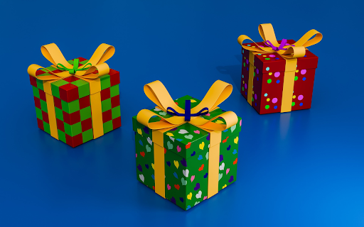 Square gift boxes  from Chrome web store to be run with OffiDocs Chromium online
