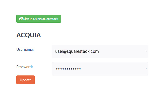 SquareStack Single Sign On Plug in  from Chrome web store to be run with OffiDocs Chromium online
