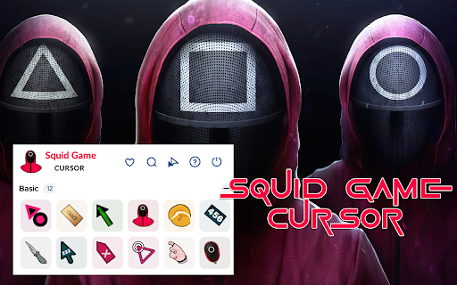 Squid Game Cursor Custom Korean Drama Cursor for Chrome  from Chrome web store to be run with OffiDocs Chromium online