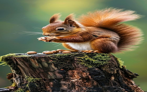 Squirrel sitting under a tree wallpaper  from Chrome web store to be run with OffiDocs Chromium online
