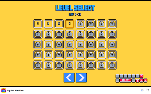 Squish Machine Game Navigate Traps and Conquer 240 Levels!  from Chrome web store to be run with OffiDocs Chromium online