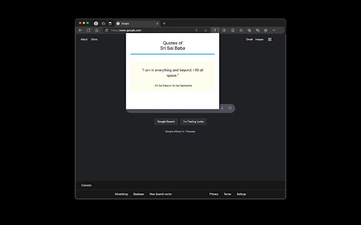 Sri Sai Quotes  from Chrome web store to be run with OffiDocs Chromium online