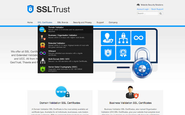 SSLTrust SSL Certificate Store  from Chrome web store to be run with OffiDocs Chromium online
