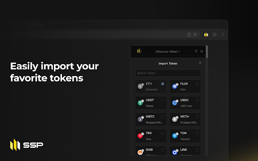 SSP Wallet  from Chrome web store to be run with OffiDocs Chromium online