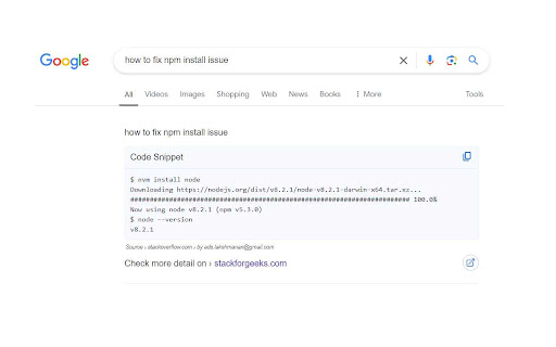 StackForGeeks  from Chrome web store to be run with OffiDocs Chromium online