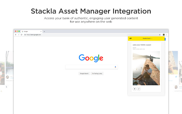 Stackla  from Chrome web store to be run with OffiDocs Chromium online