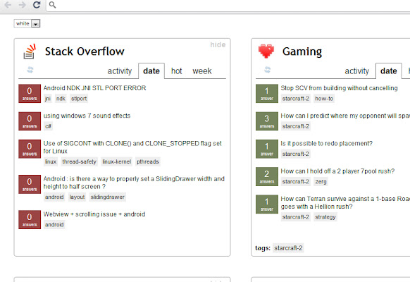 StackOverflow start page for Google Chrome  from Chrome web store to be run with OffiDocs Chromium online