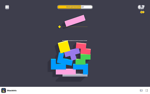Stacktris Game Master the Art of Tetromino Stacking!  from Chrome web store to be run with OffiDocs Chromium online