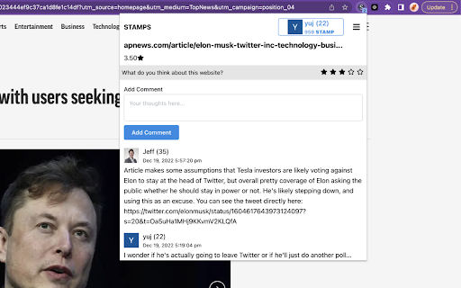 Stamps  from Chrome web store to be run with OffiDocs Chromium online