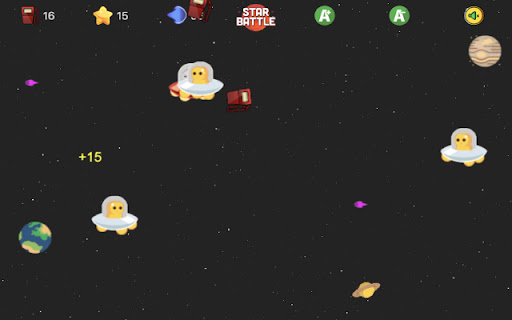 Star Battle  from Chrome web store to be run with OffiDocs Chromium online